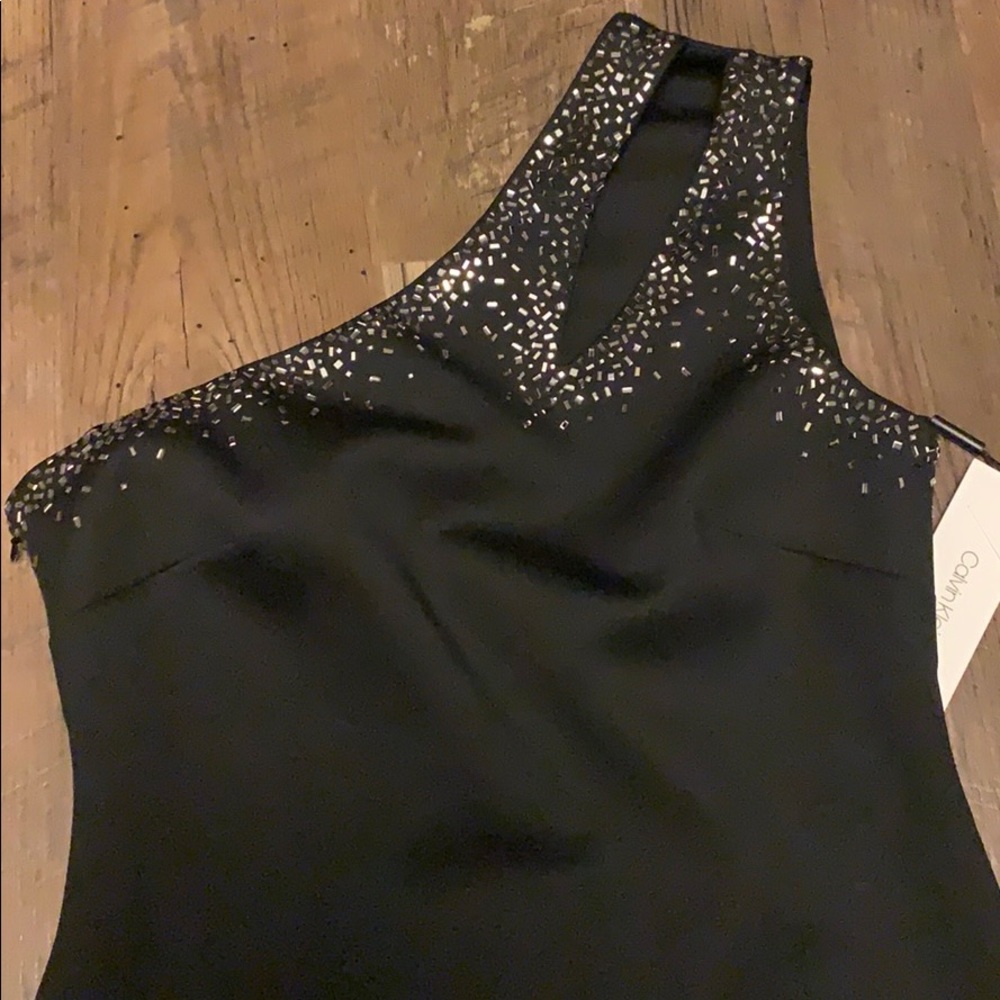 Calvin Klein One Shoulder Dress